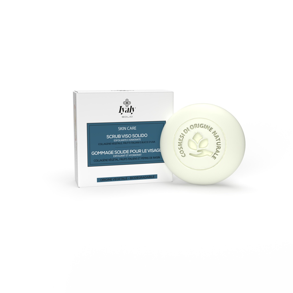 CS004 - EXFOLIATING AND MOISTURISING SOLID FACE SCRUB SOLID - 70g