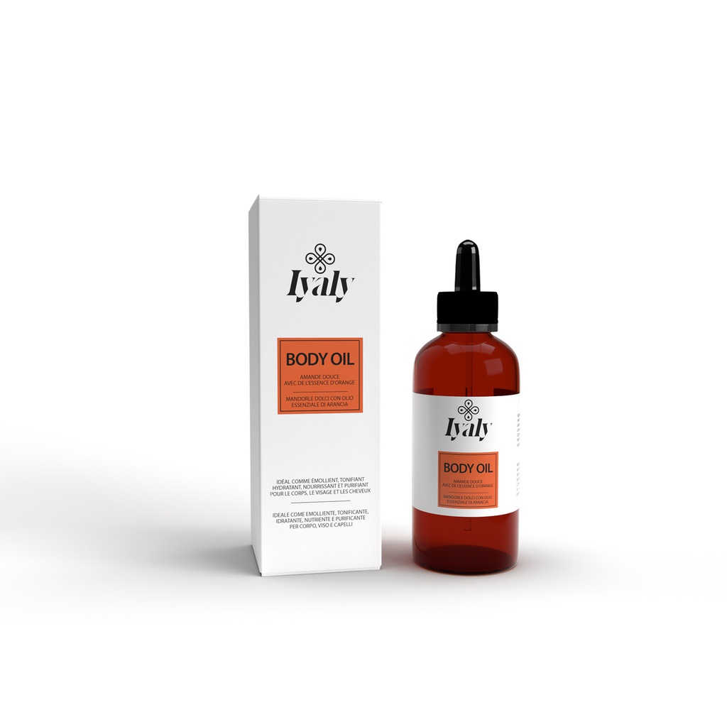 OE008 - Mandorle dolci Body Oil  con essenza di Arancia - 100ML